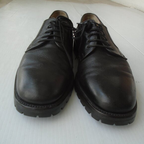 Salvatore Ferragamo Men\'s Lace-up Oxfords Shoes Size 10.5 2E Black main image 6